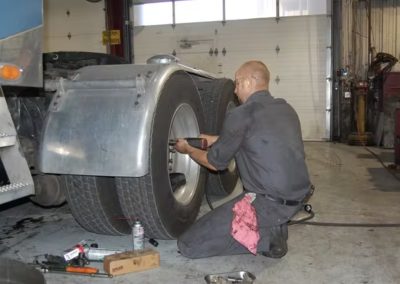 this image shows mobile diesel mechanic in Fall River, MA