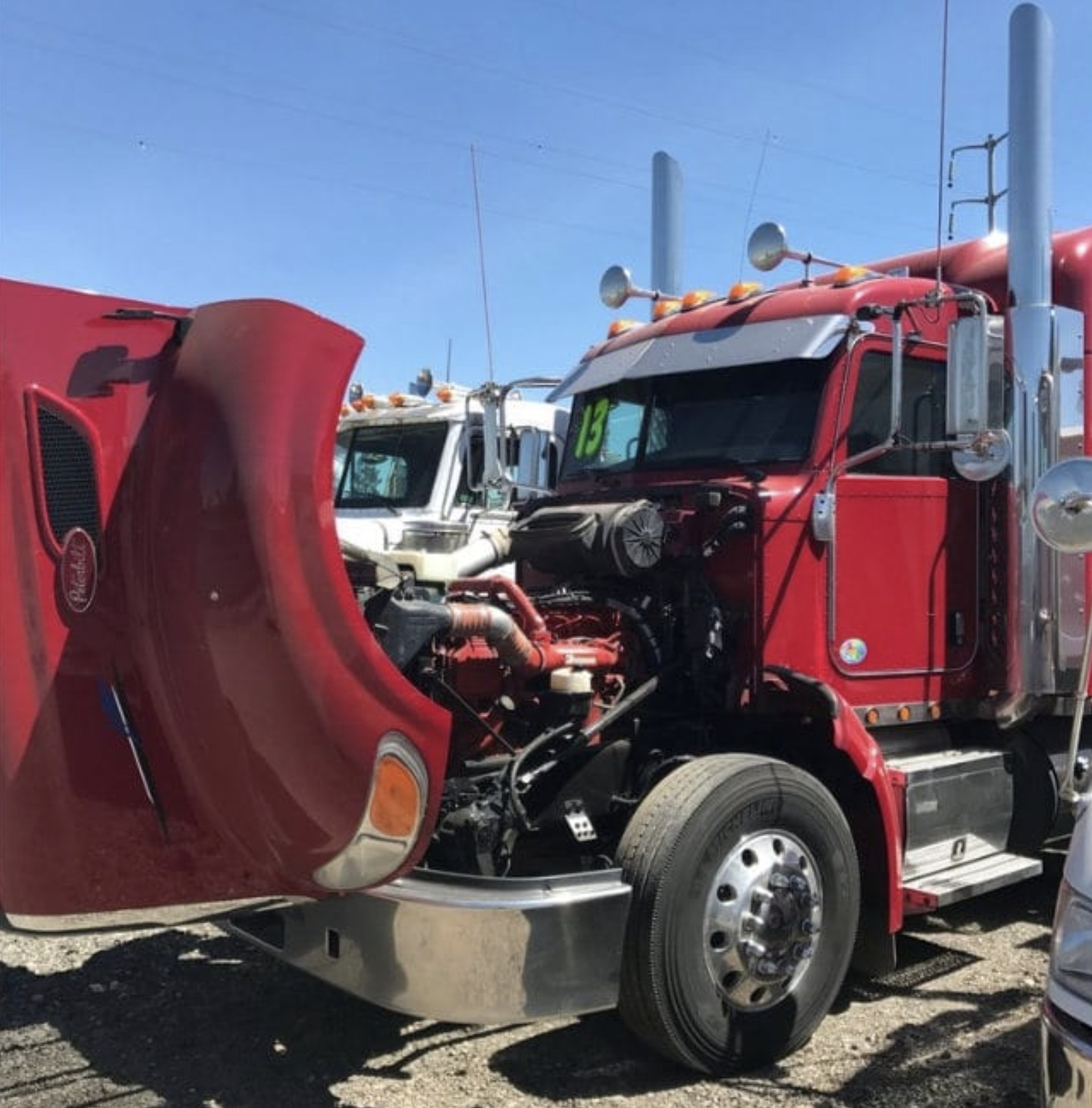 this image shows mobile truck repair in Fall River, MA